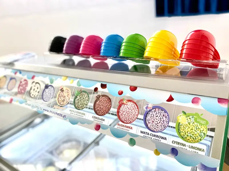 Lody Minimelts dostępne na barze